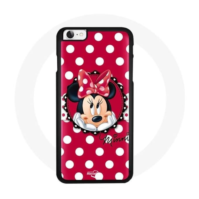 Coque - Maniacase - Iphone 5 - Minnie Mouse - Souple - Design original - Noir