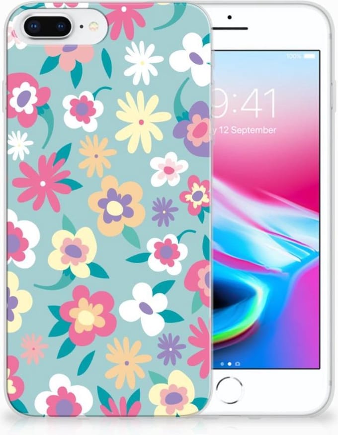 Apple iPhone 7 Plus | 8 Plus TPU Case Flower Power