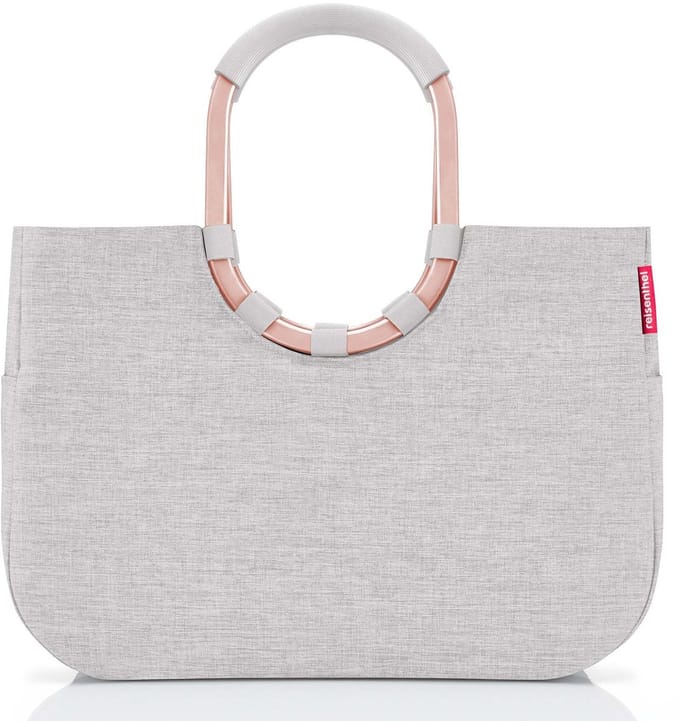 Reisenthel Loopshopper L Shopper - 25L - Frame Twist Sky Rose Grijs