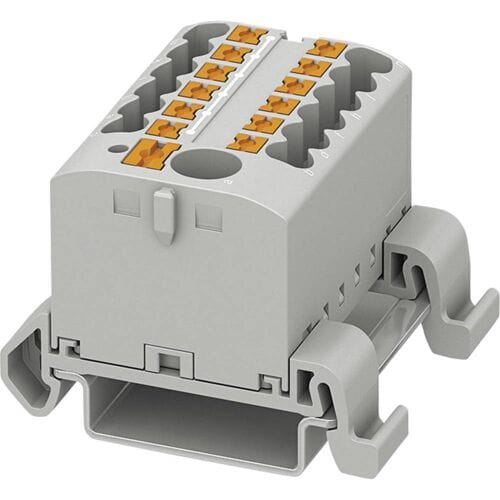 Phoenix Contact 3273220 Verdeelblok 40.6 mm Spanveer Grijs 8 stuk(s)