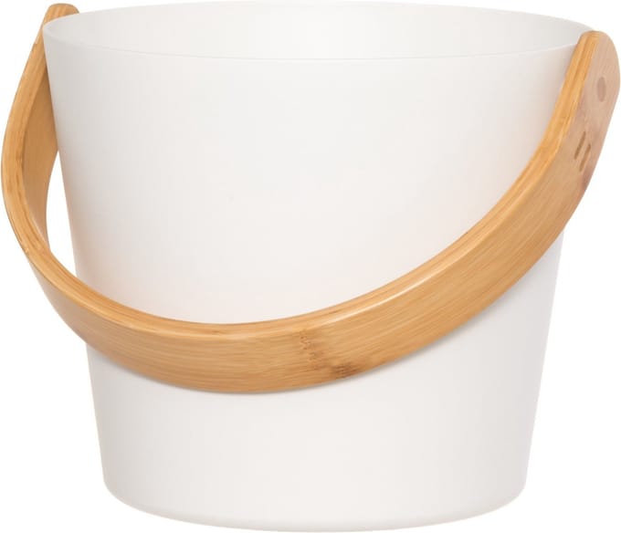 Rento Design sauna-emmer met beugel - Wit