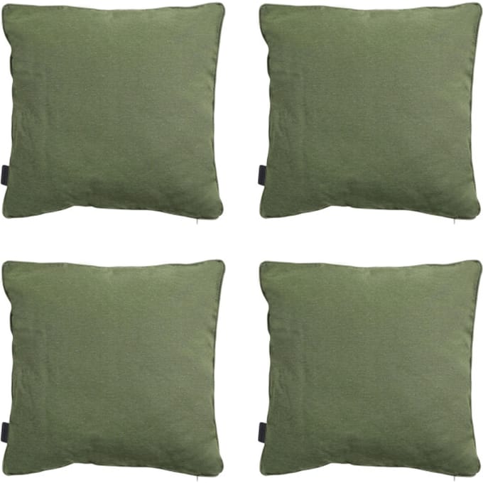 Madison - Sierkussen Panama green - Ca. 45x45 cm - Set van 4