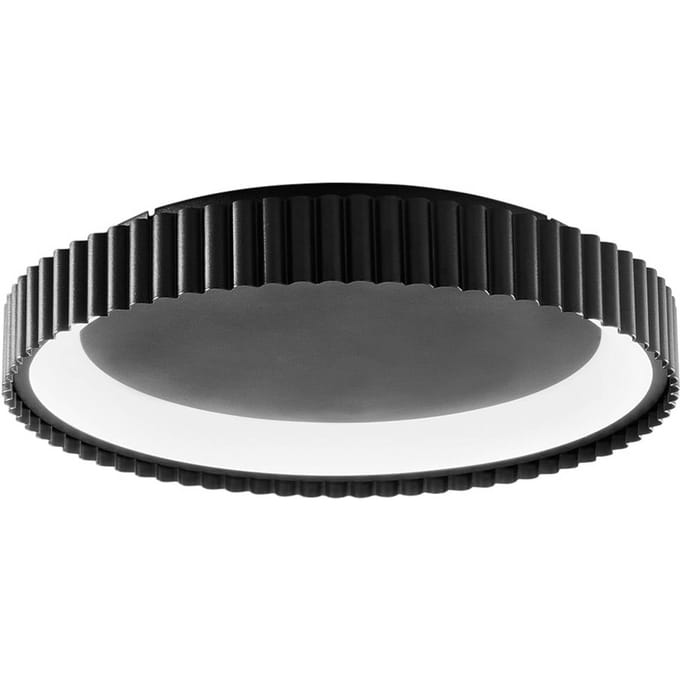 Luce Ambiente Design LED plafondlamp Niike, zwart, Ø 40 cm, metaal, CCT