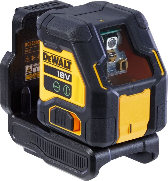 DeWALT DCLE34021N Accu Kruislijnlaser Groen 18V XR Basic Body