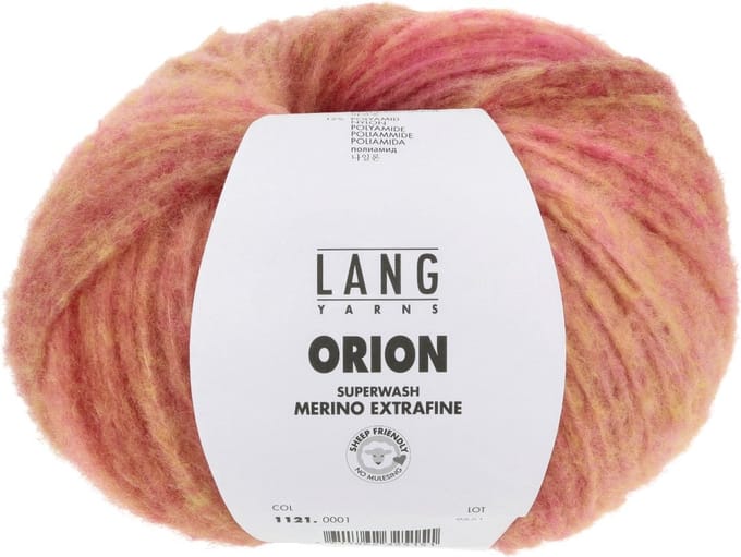 Lang Yarns Orion - 01 Zonsopkomst - Premium Merino Wol-mix Kleurverloop Garen