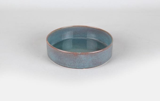 Inspire Laguna Set 6 Diep bord 21XH5CM Blauw Stoneware 621918