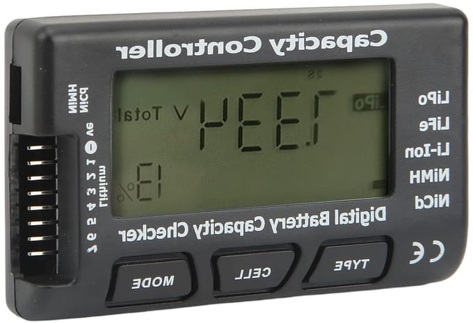 Batterij Tester - Capaciteitsmeter Digitale - Batterijstatus Controleren - Digitaal Display - Compact Ontwerp - Zwart