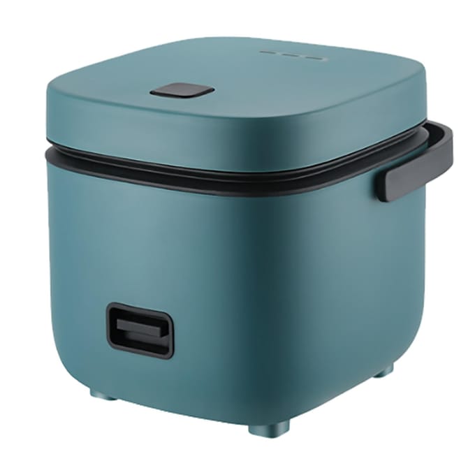 1.2L Mini Rijstkoker Compacte Multifunctionele Reis Elektrische Stomende Kokende Rijstkoker voor 1 liter2 black