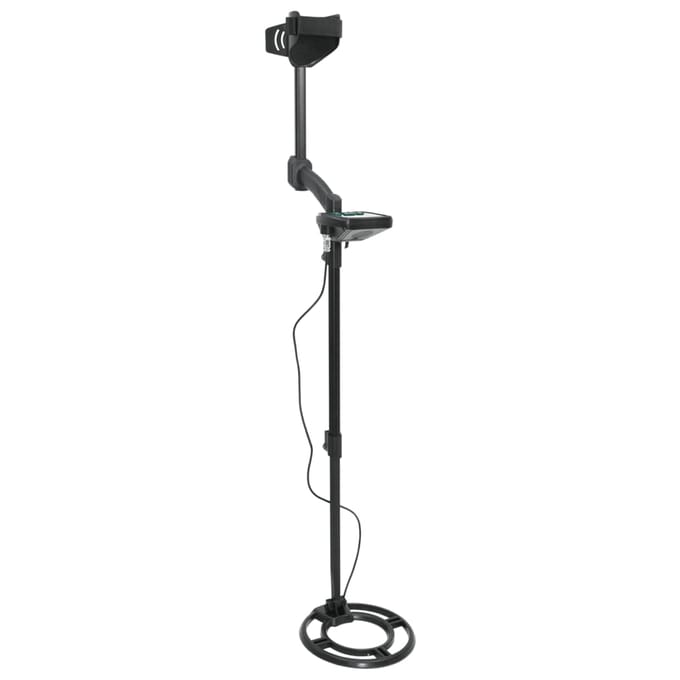 vidaXL - Metaaldetector - met - LCD-scherm - 24 - cm - zoekdiepte