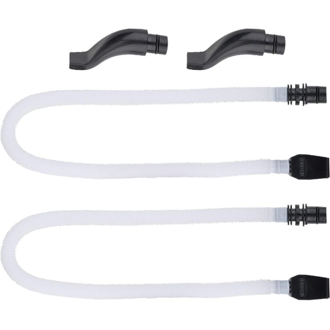 2 Set Melodica Mondstukken Buis Set Lange Flexibele Plastic Vervangingsonderdelen Muziekinstrument Accessoire white