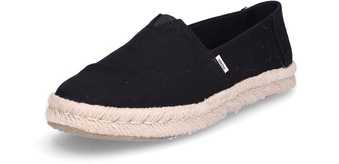 Toms Alpargata Rope 2.0 Espadrilles - Dames - Zwart - Maat 43,5