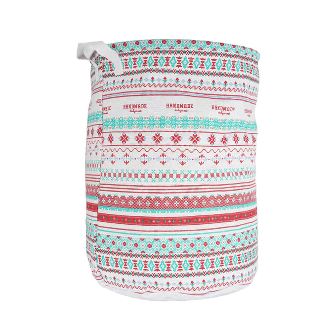 Grote Wasmand Opvouwbaar Waterdicht Inklapbare Wasmand Kleding Dekens Manden white