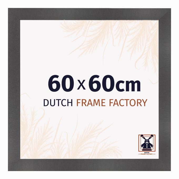 Fotolijst 60x60 cm - MDF - Zwart Mat - Praag