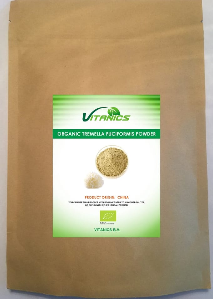 Vitanics Organisch Tremella Fuciformis poeder - eetbare schimmel - 125g