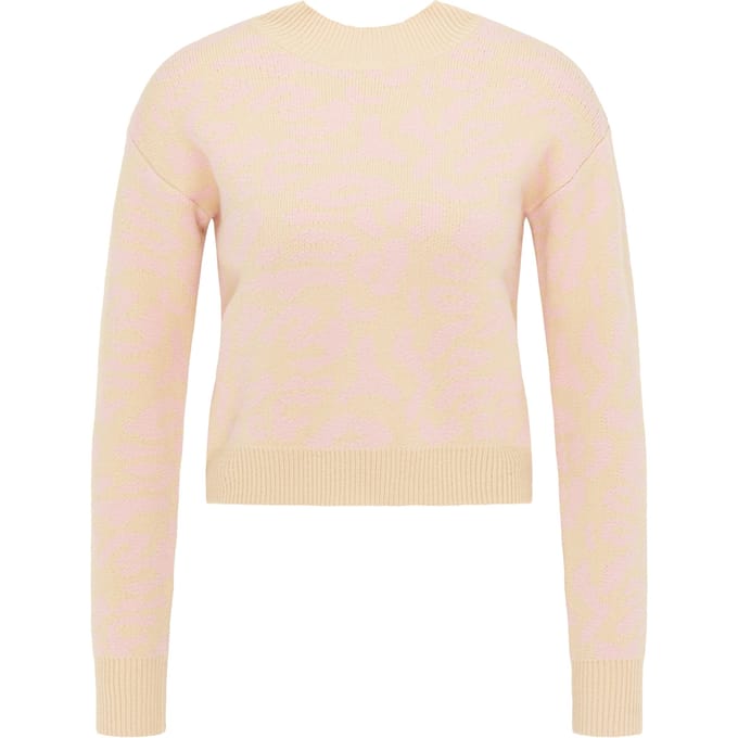 Mymo Gebreide trui Dames beige roze