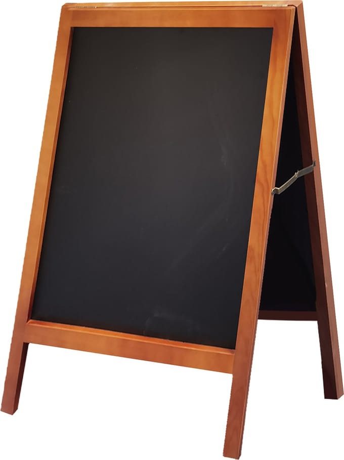 Seco krijtbord - stoepbord - 42 x 59.4cm - rechte bovenkant