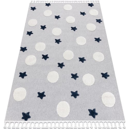 Kleden Rugsx Tapijt YOYO GD75 grijs / wit - 140x190 cm