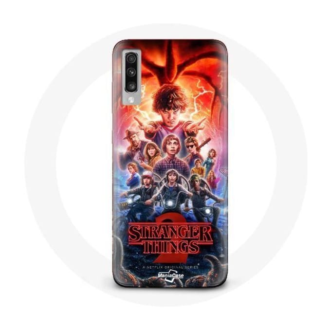 Samsung Galaxy A70 hoesje Stranger Things poster seizoen 2