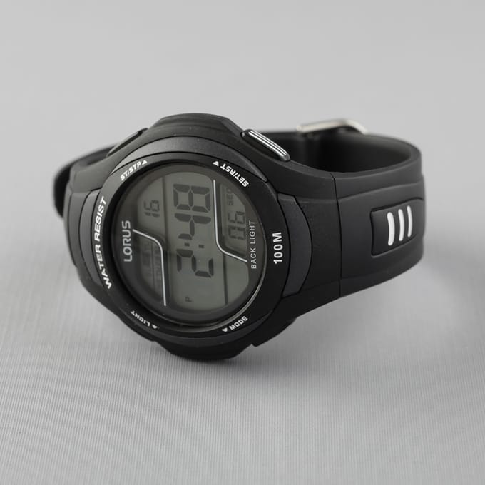 Lorus R2305EX9 - Horloge - 44 mm - Kunststof - Zwart