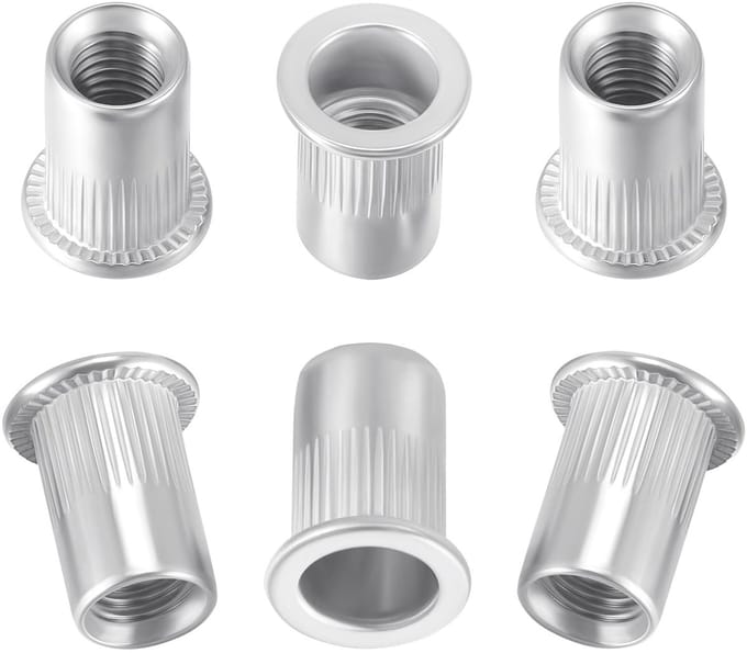 Cosensi - M6 Rivet Nuts - Langdurige kwaliteit - 100pcs M6 Rivets - Veelzijdig gebruik - Geschikt voor metaalbewerking