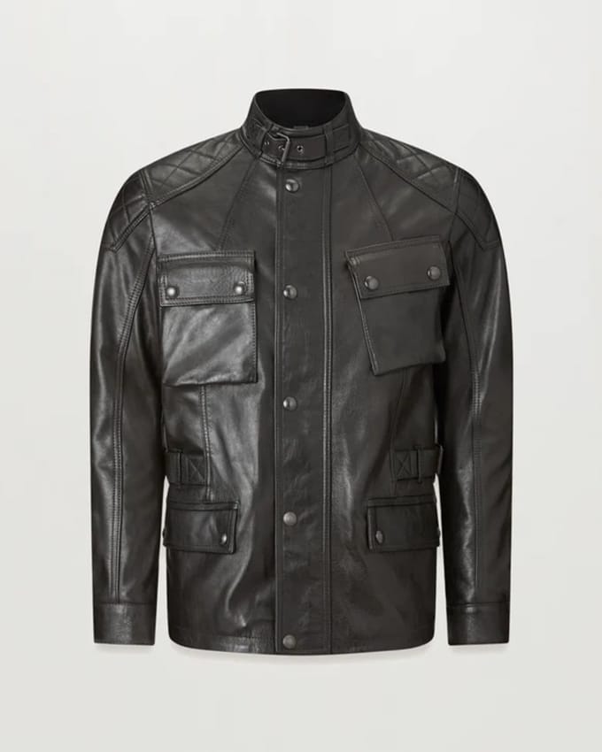 Belstaff Turner Zwarte Leren Jas - Jas