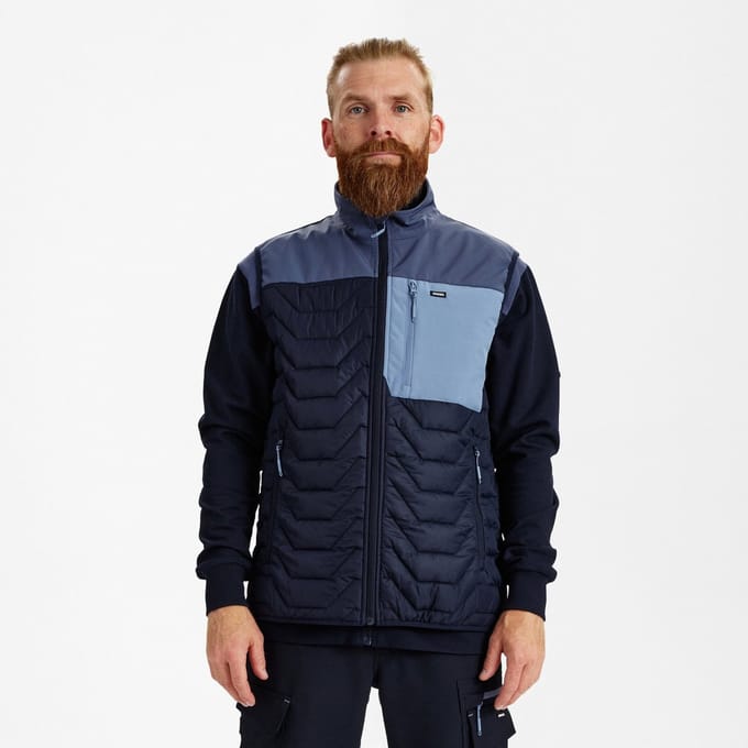 Engel Entire gevatteerd bodywarmer 5328-142 - Deep Blue / Dark Sea - L