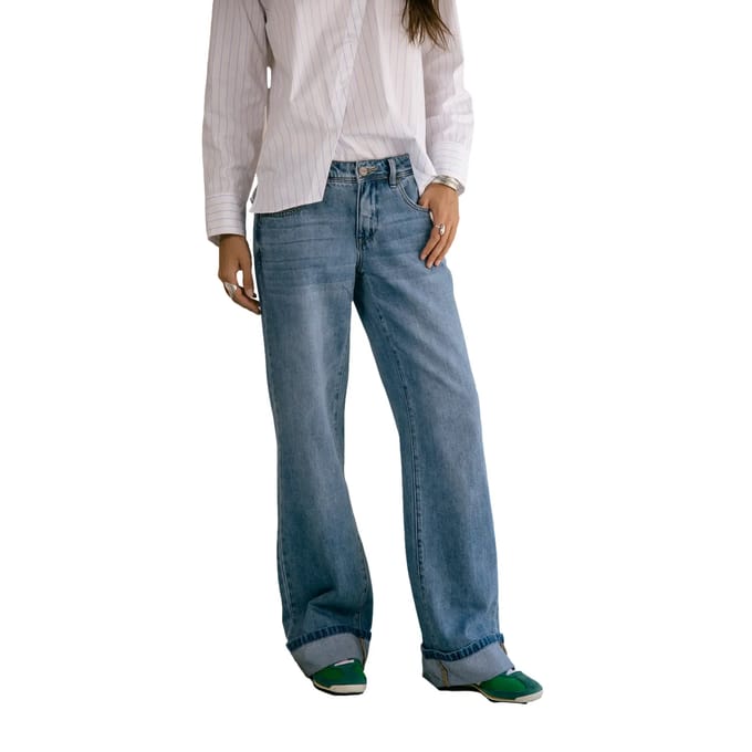Vrouwen wide leg jeans Freeman T Porter Agatha