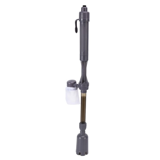 Elektrische Vis Tank Stofzuiger Telescopisch Multifunctioneel Aquarium Grind Zandwasser gray