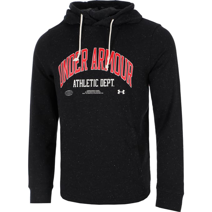 Under Armour Rival Try Athletic Sweater Met Capuchon Heren-Zwart,Rood
