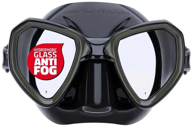 Salvimar Morpheus Anti Fog Speervissen Masker Zwart Man,Vrouw