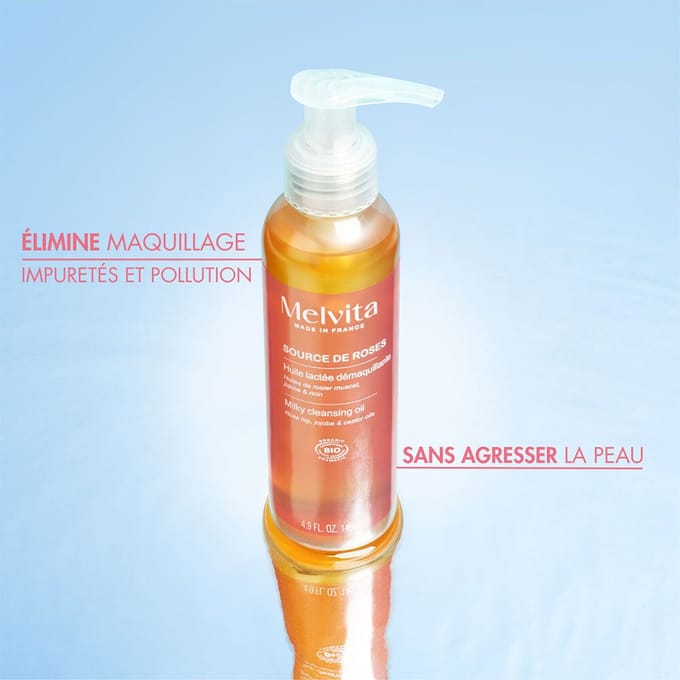 Melvita Source de Roses Reinigingsmelkolie 145 Olie