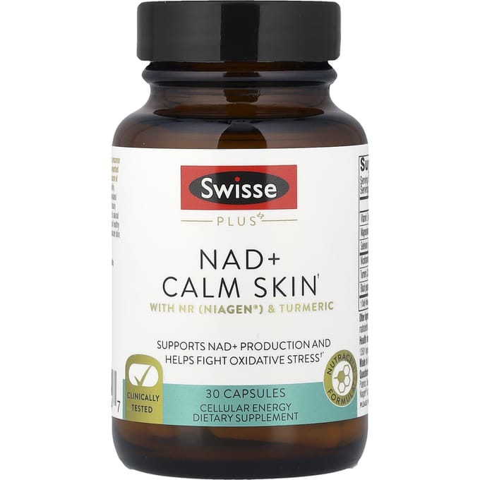 Swisse Plus NAD+ Verzachtende Huid, 30 Capsules