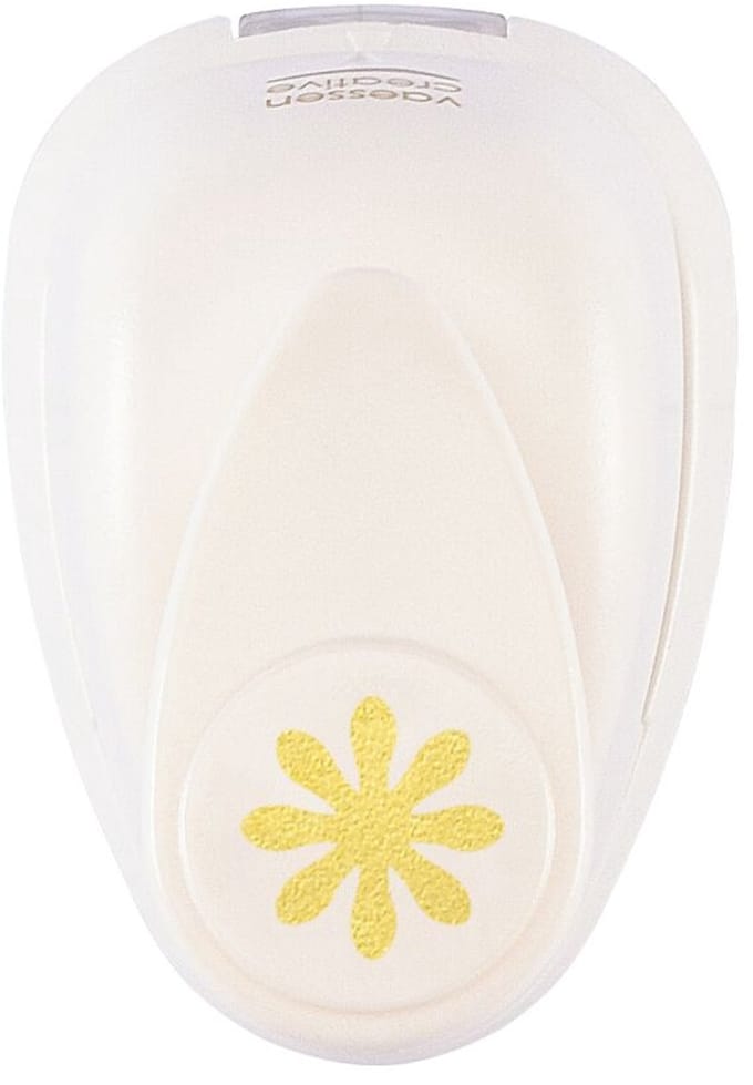 Vaessen Creative Pons - Figuurpons - Madeliefje - 10 x 9 mm