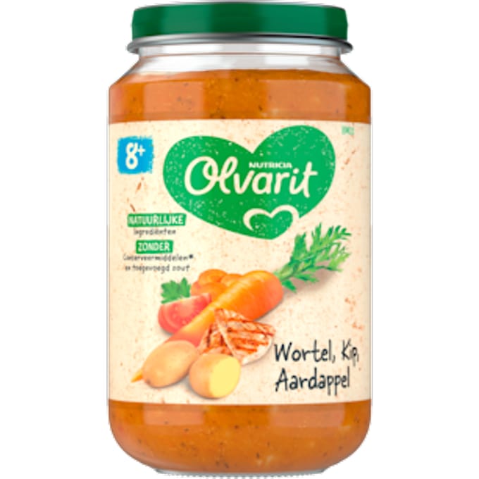 8+mnd Wortel Kip Aardappel