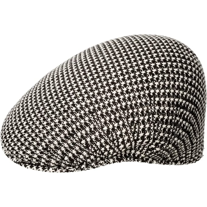 Geruit gebreid baret Kangol 504