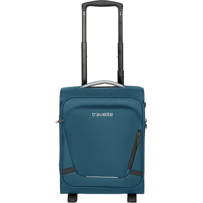 Travelite Jetpack Easy 2 Cabin 21 liter - Petrol – Underseater trolley – Van polyester – Handbagage koffers, koffers en reiskoffers