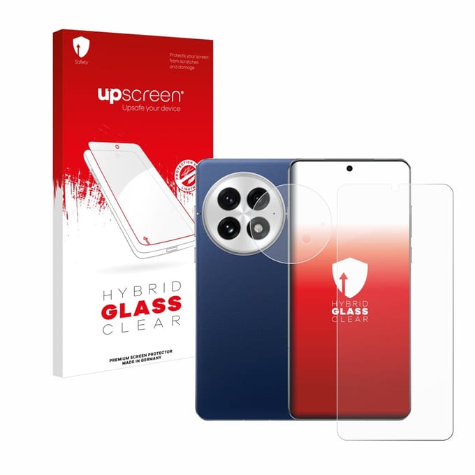 upscreen - Screenprotector voor OnePlus 13 (Voor+Camera) - Folie Beschermfolie Beschermglas transparant
