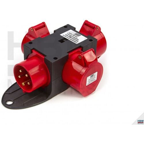 HBM 400 Volt 3 Voudig Verdeelblok 16 Ampère