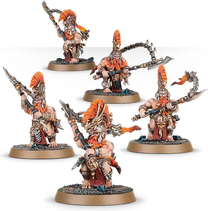 Figurine Games Workshop Warhammer AoS - Fyreslayers Hearthguard