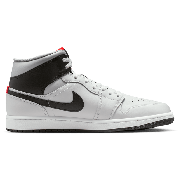 Jordan 1 Mid Sneakers Heren - Wit - Maat 47 - Mesh/Synthetisch
