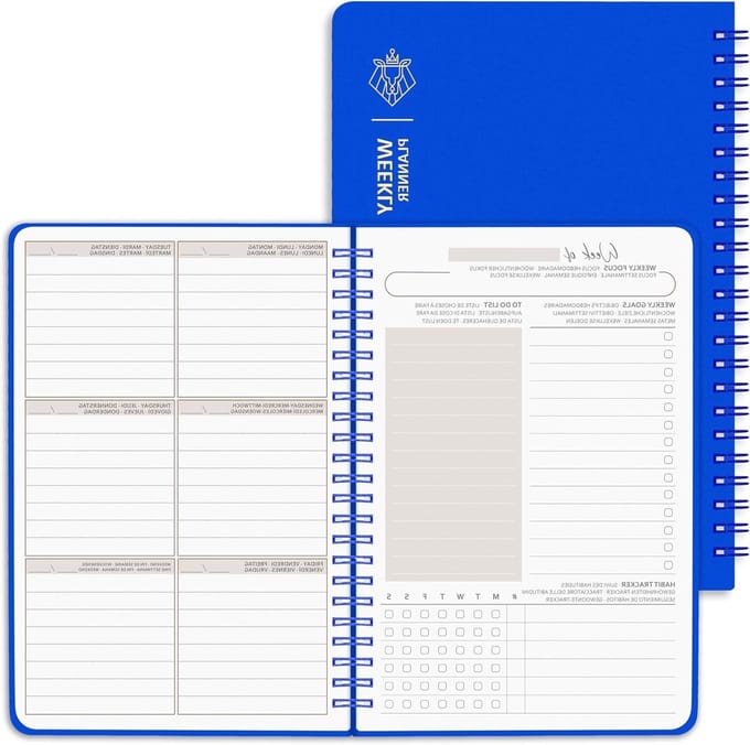 A5 Ongedateerde Weekplanner met To-Do-Lijst en Notitieveld - Wekelijkse Afsprakenkalender