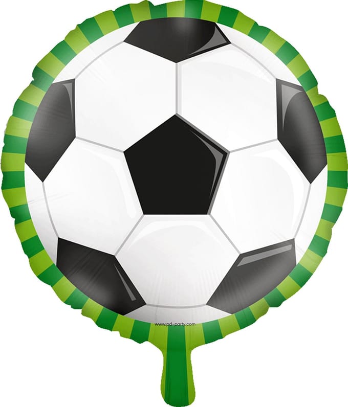 Folieballon - Voetbal - 45 cm - pd party