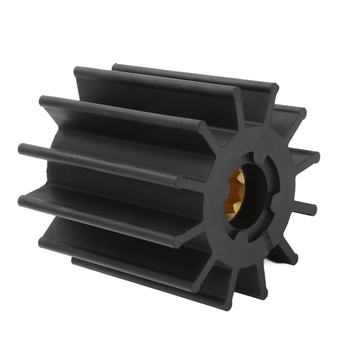 Buitenboordwaterpomp Impeller 3830459 Flexibel 12 Bladen Koper Neopreen Rubber voor Jabsco gray