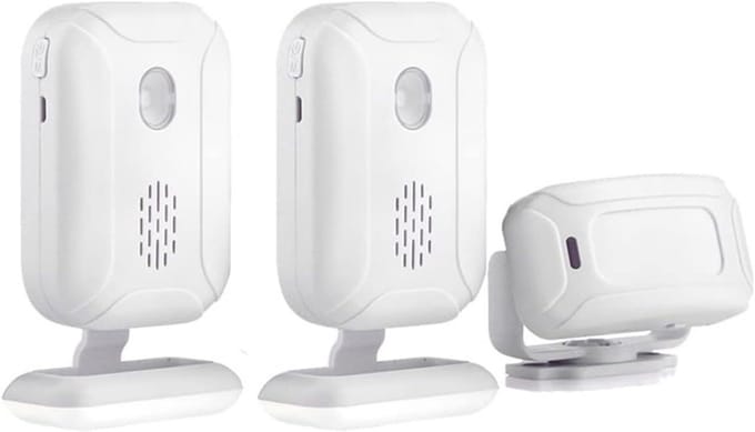 Draadloos Alarmsysteem - Bewegingsmelder Deurbel - Winkel Beveiliging - 5-in-1 Multi-modus - 800m Bereik - Wit