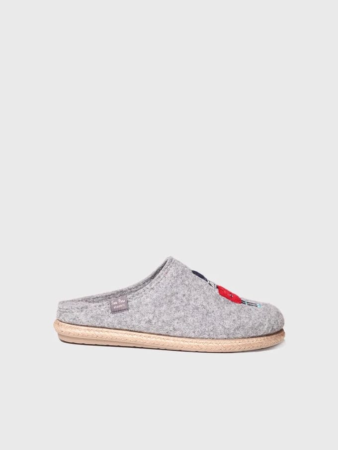 Viltslippers voor heren | TOBI-EF