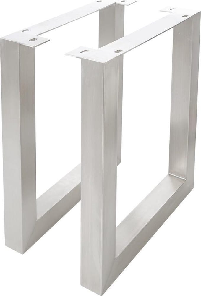 Tafelpoten edelstaal breed (2er-Set) tafelframe