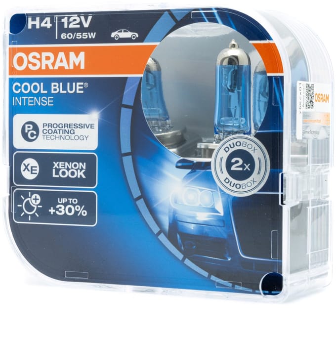 Osram H4 12V 60/55W - COOL BLUE INTENS Limited Edition - Xenon look - Set 2 stuks