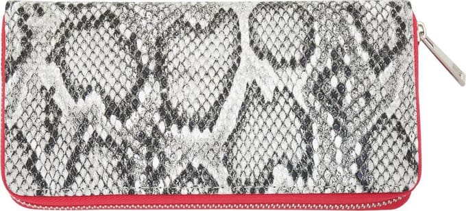 Snake-a-licious Portemonnee – Slangenprint – 19 x 9,5 cm – PVC – Ruim Model