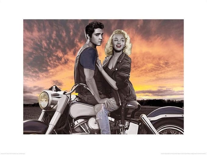 Pyramid Poster - Sunset Ride Joshua Nelson - 60 X 80 Cm - Multicolor