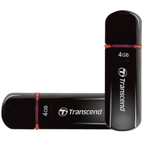 Transcend JetFlash® 600 USB-stick 4 GB Blauw TS4GJF600 USB-A 2.0